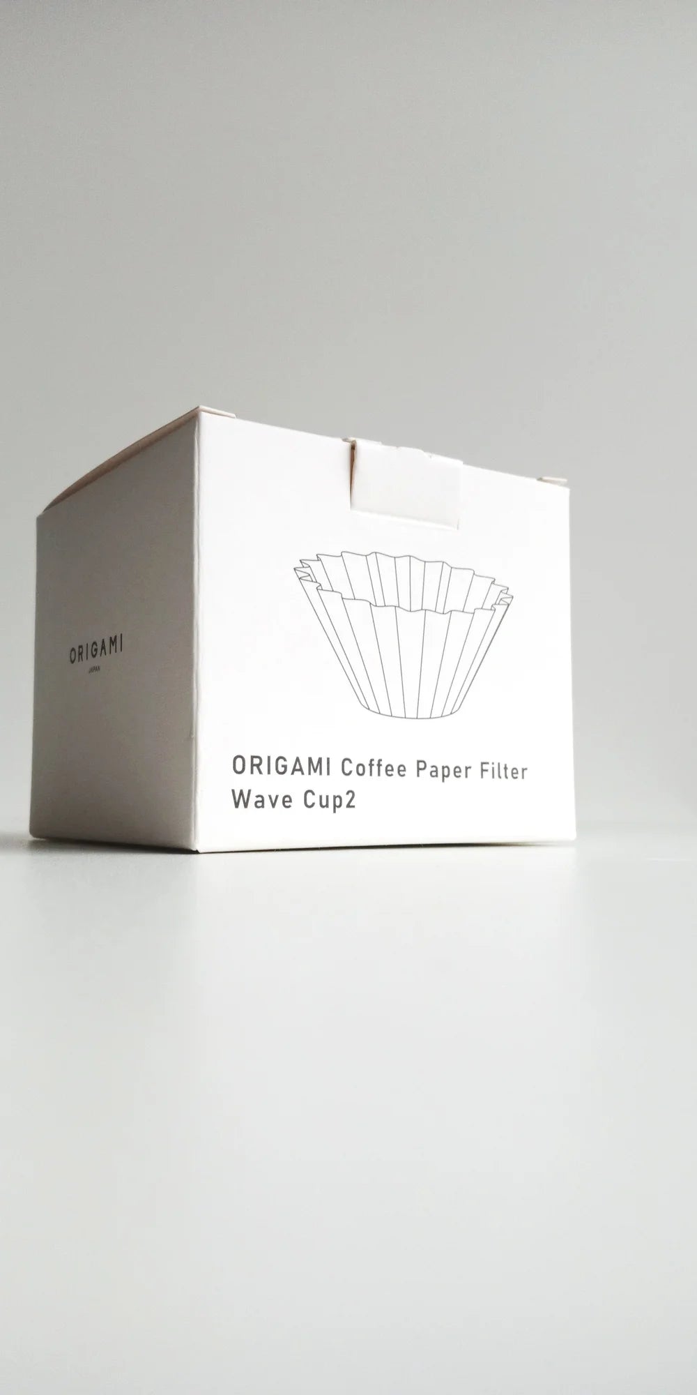 Filtro de papel ondulado Origami
