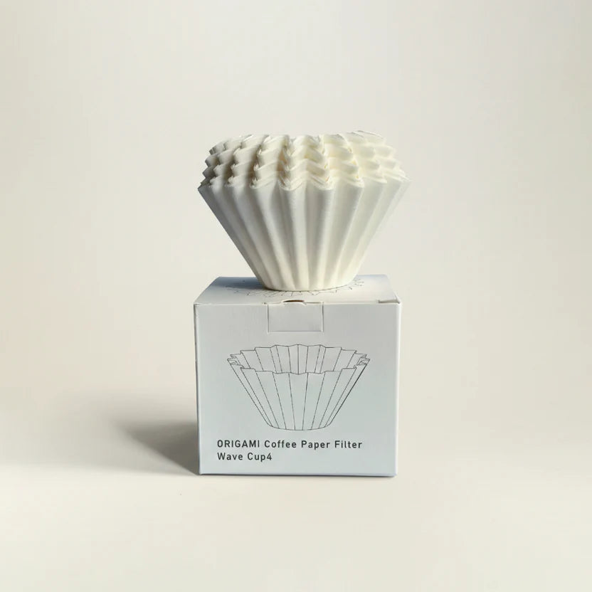 Filtro de papel ondulado Origami