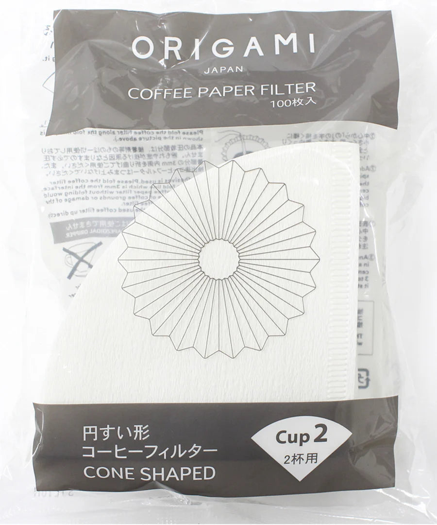 Filtro de papel Origami